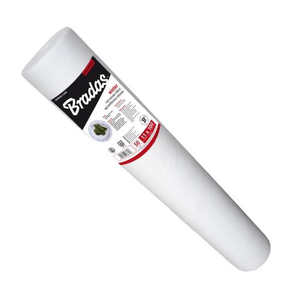 Біле агроволокно 50 г/м² 1.1*100 зимове BRADAS Польща Київ - фото 1