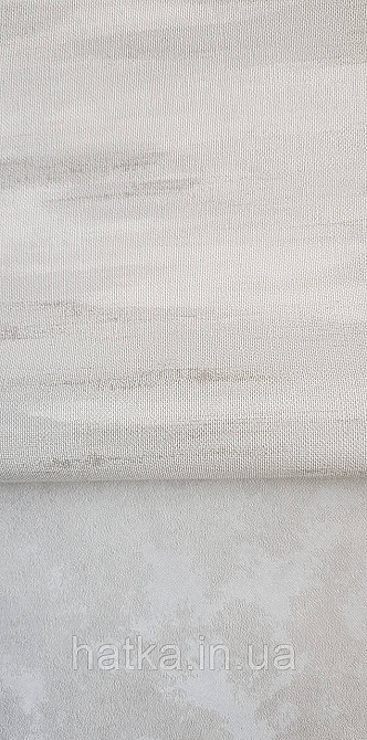 Шпалери вінілові на флізеліні Grandeco Ameli абстракція смуги розмиті світло-сірі сріблясті Київ - фото 4