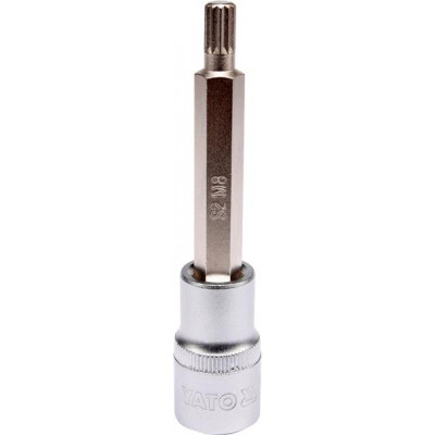 Головка торцева Yato зі вставкою SPLINE (YT-04352) Вінниця - фото 1