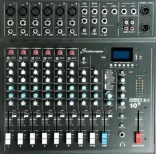 Микшерный пульт Studiomaster CLUB XS 10+ - mikser 6 kanałów mikrofonowych z kompresorami, odtwarzacz MP3, interfejs USB, bluetooth Киев - изображение 1