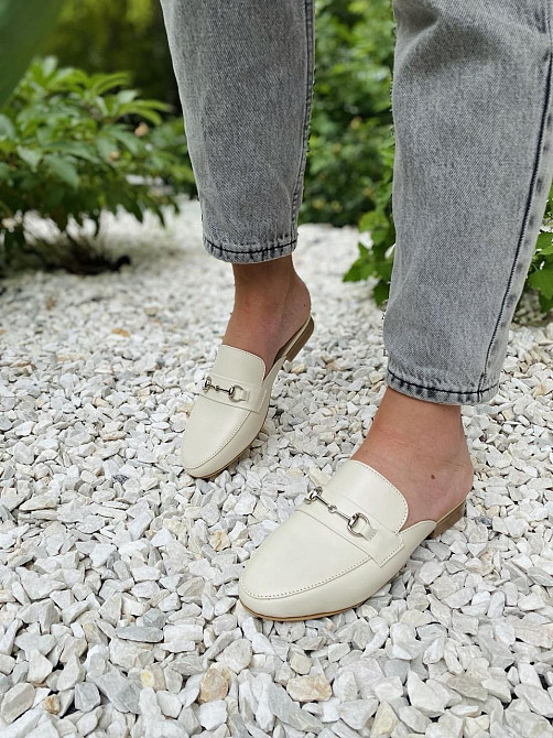 Milanti Шльопанці жіночі Milanti 101/35 бежеві (літо, шкіра натуральна) (4663) 37 Коломия - фото 1