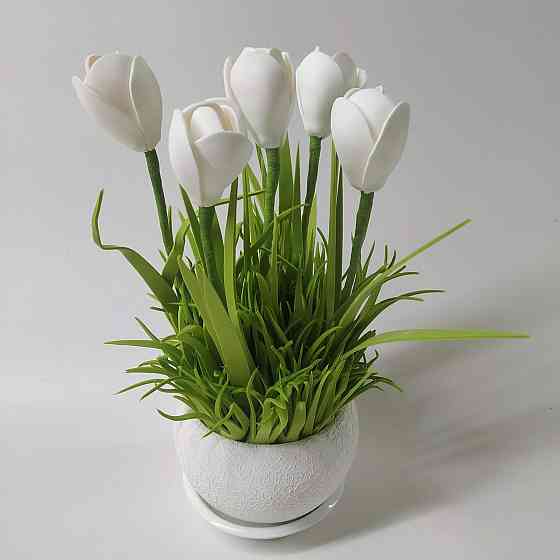 Світильник-нічник_Білі крокуси Дніпро