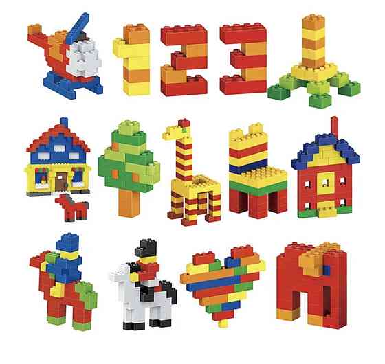 Конструктор для дітей 500 кубиків дитячий конструктор Кам'янець-Подільський