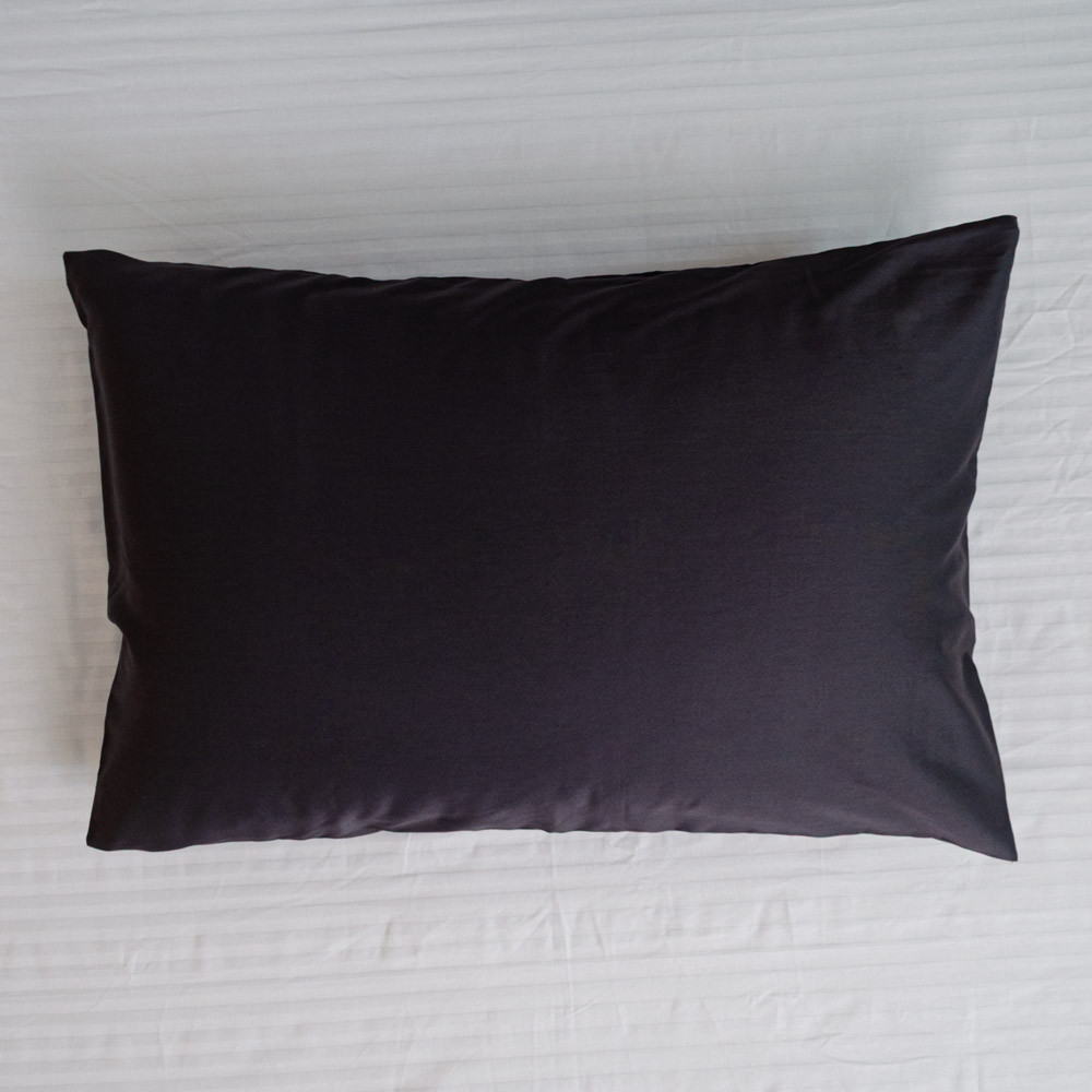Наволочка на подушку 40х60 см сатин гладкокрашеный 135 г/м2 YouStar 1 шт. (Графит) Сумы - изображение 3