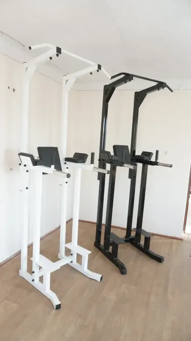 Турник + пресс + брусья 3 в 1 с упорами для ног 50х50 мм KZ-474 разборная Киев - изображение 1