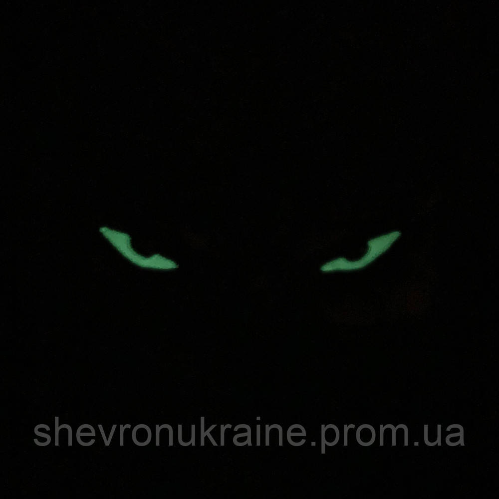 Печатный шеврон что светиться Гатс (Форма прямоугольная. На липучке) Размер 4x10см Киев - изображение 7