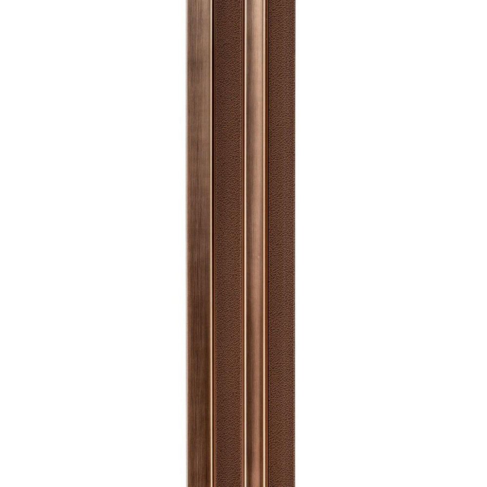 Рейка декоративная PS 2900х120х20мм Под коричневую кожу с бронзой SW-00002147- Дніпро - фото 5