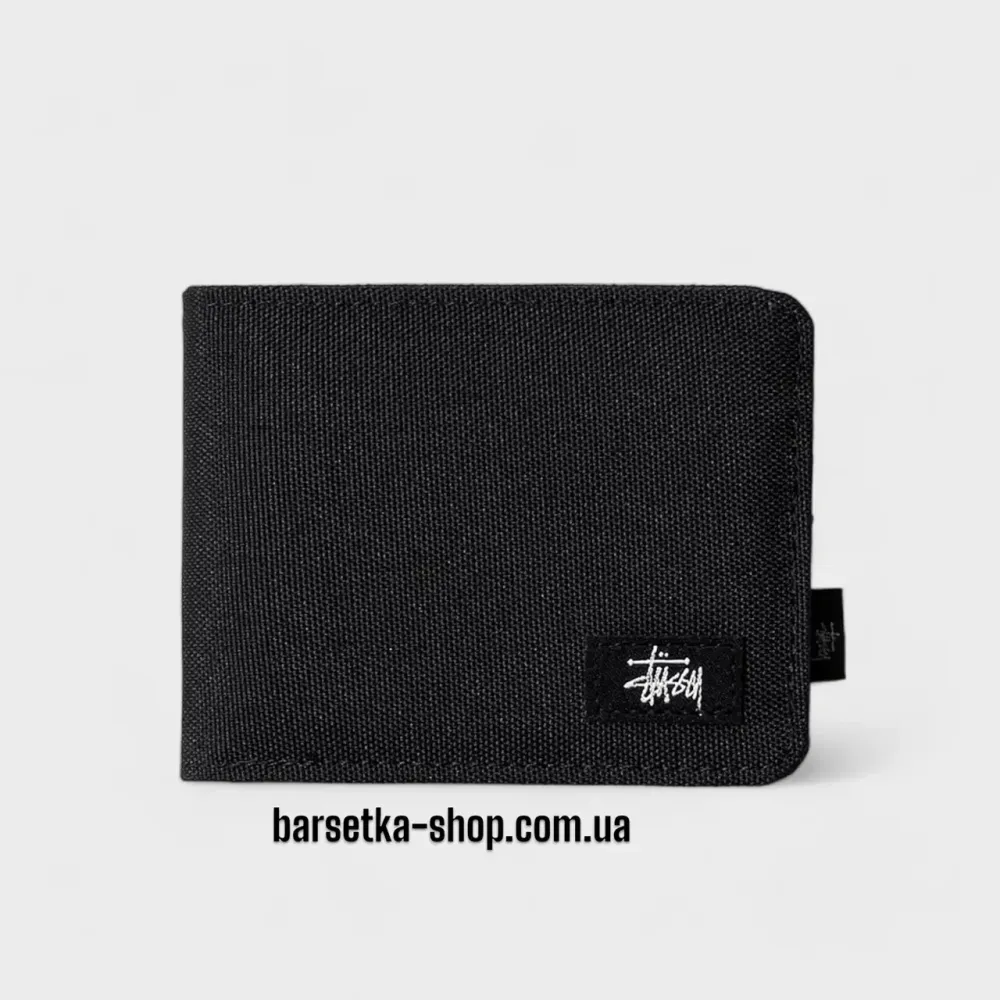 Гаманець Stussy 11x9, чорний (без коробки) Запоріжжя - фото 1