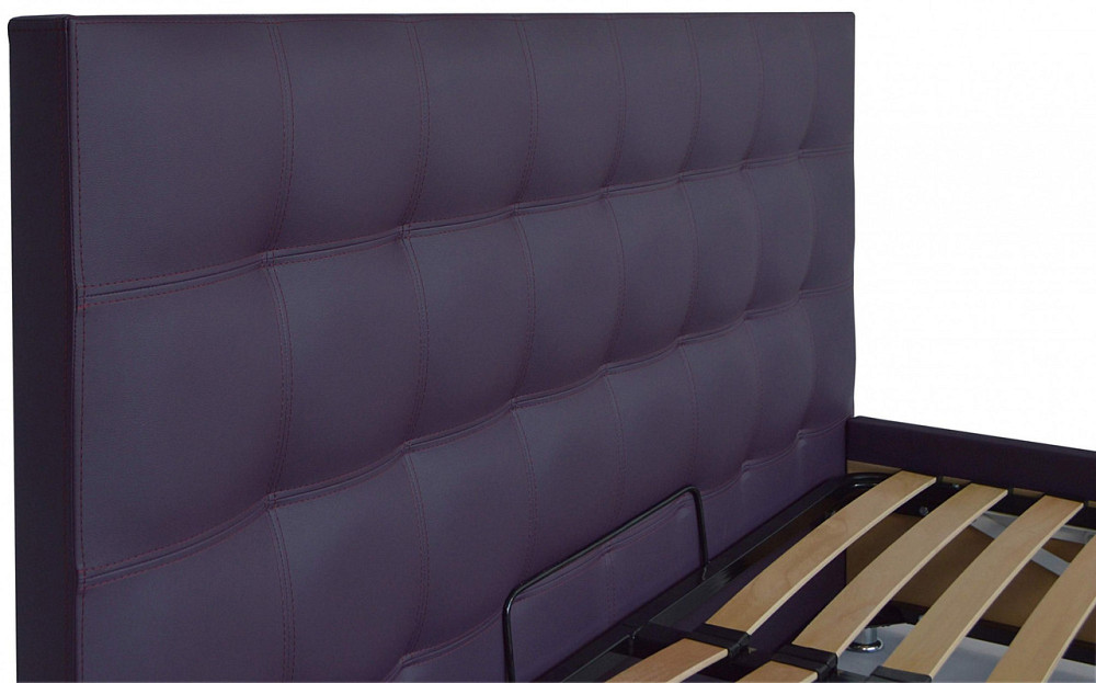 Кровать Chester VIP 120 х 190 см Madrit -0965 С дополнительной металлической цельносварной рамой Фиолетовый Днепр - изображение 9