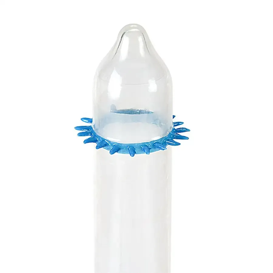 Насадка на член Recare Spike Condom Blue (презерватив с шипами) Львов - изображение 2