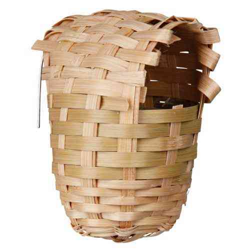 Гнездо Trixie для птиц, плетеное, 9x10 см (бамбук) Винница