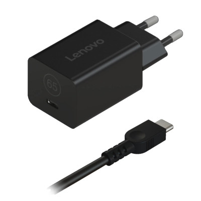 Блок питания к ноутбуку Lenovo 65W GaN Nano Adapter USB Type-C (40AWGN65EU) Винница - изображение 1