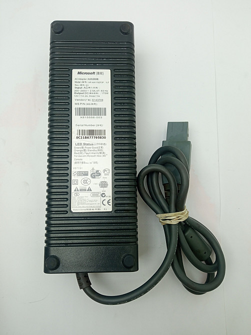 Блок живлення Microsoft Xbox 360 12V 14.2A 175W (Б клас ) Луцк - изображение 1