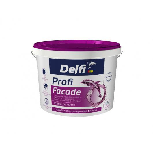 Фарба латексна акрилова фасадна Profi Facade ТМ"Delfi"  -7 кг Харків - фото 1