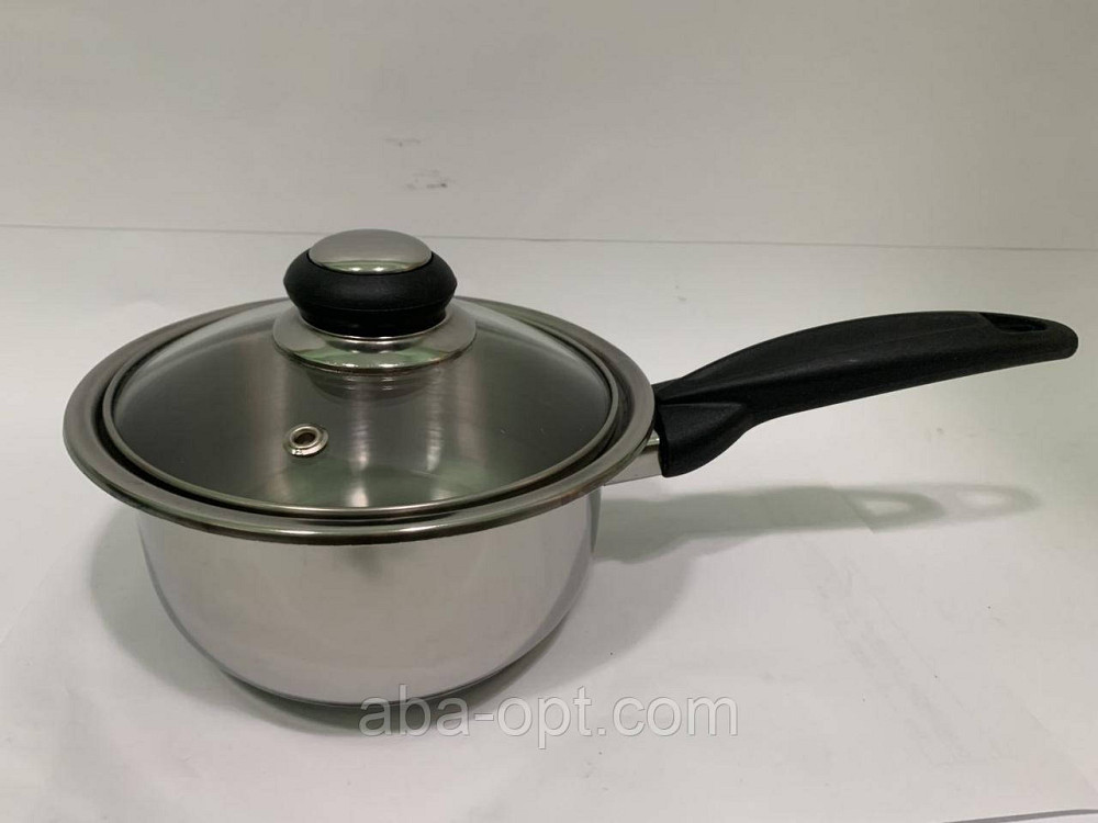 Сотейник Зебра из нержавеющей сталиV .0.8 л Ø 14 см ( шт ).Aba-Opt Одесса - изображение 1