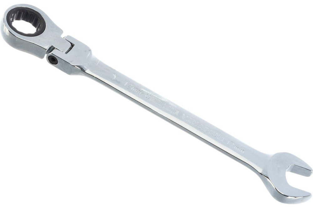 Ключ комбінований тріскачка з шарніром 17мм BaumAuto BM-600717F Одеса - фото 2