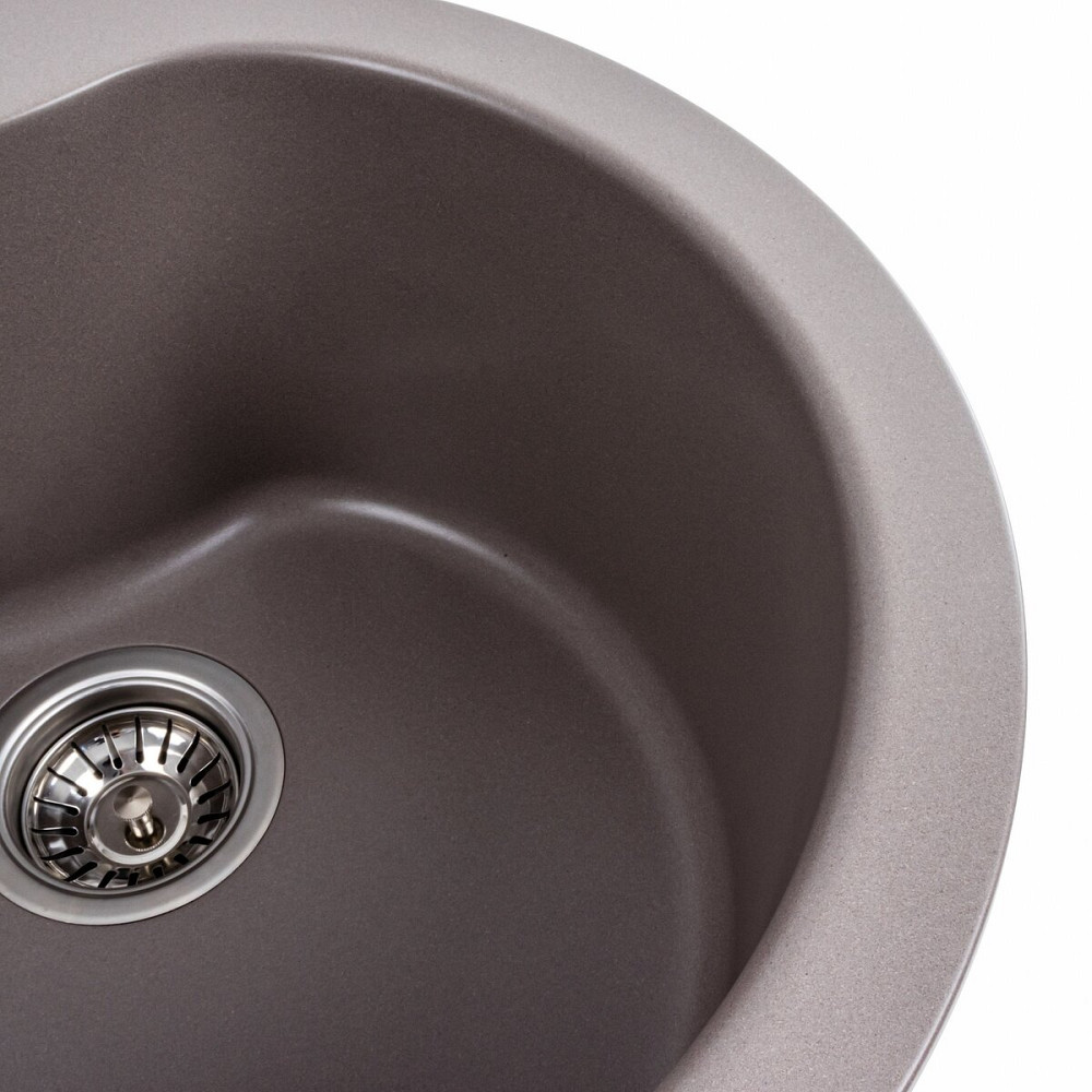 PLATINUM Гранітна мийка для кухні Platinum 480 TURAS матова Дюна Киев - изображение 3