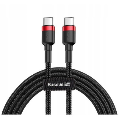 Дата кабель USB-C to USB-C 1.0m USB 3.1 3A red Baseus (CATKLF-G91) Вінниця - фото 1