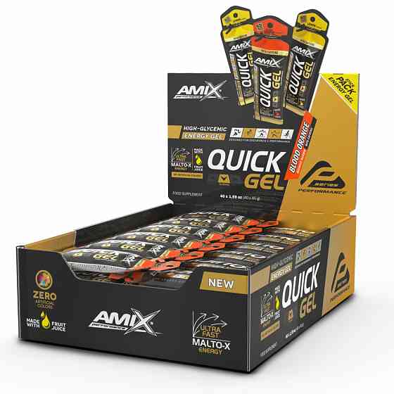 Performance Amix QUICK Gel with caffeine 45g (Blood orange) Луцьк