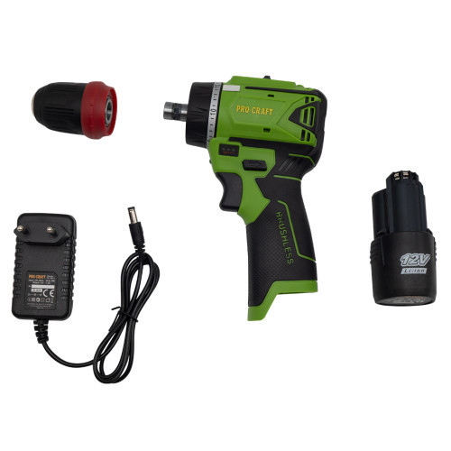 Шуруповерт с бесщеточным двигателем Procraft,Аккумуляторные шуруповерты с литиевой батареей 12В 1.5 ач,Безшумный шуруповерт Львов - изображение 8