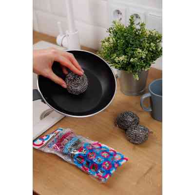 Скребок Добра Господарочка Спирально-металлические 3 шт. (4820086522199) Винница