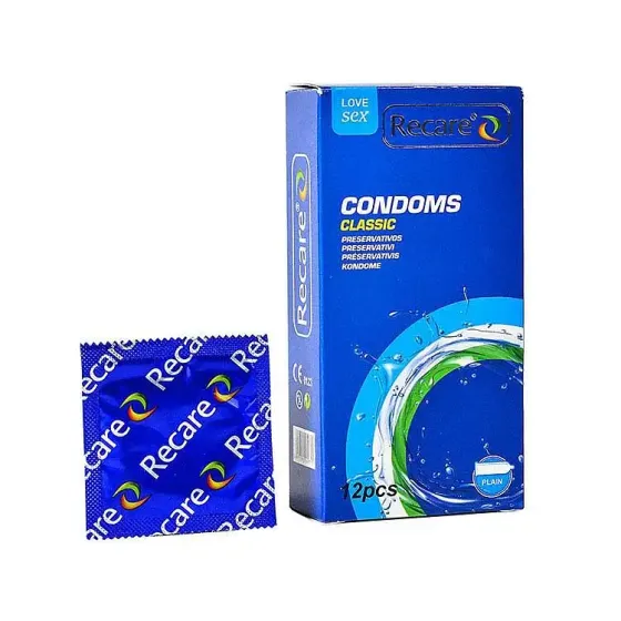 Презервативи Recare Classic Condoms 12 шт, класичні Львів