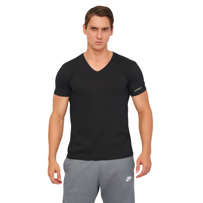 Футболка Kappa T-shirt Mezza Manica Scollo V K1315 Nero чорний XXL (8052394816325) Винница - изображение 1