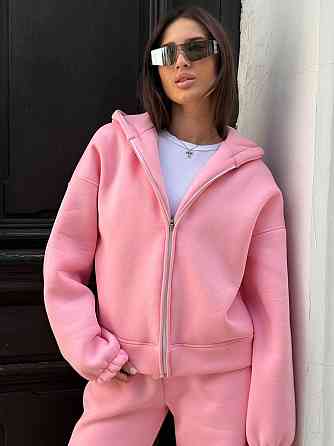 Жіночий теплий костюм на флісі Рожевий 42/46 Харків