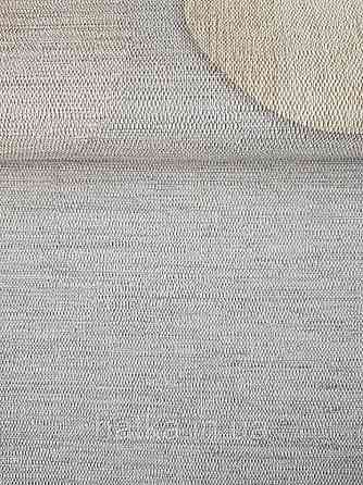 Шпалери метрові вінілові на флізелін Grandeco ATB однотонні структурні під тканину блакитні сірі з сріблом Київ