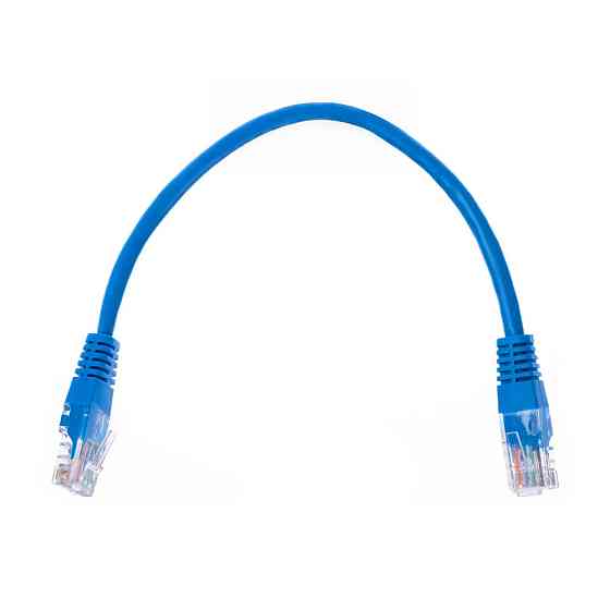 Патч-корд мережевий E-NET UTP, RJ-45, CAT.5/CAT.6, 0.3m (25-00101) Киев