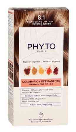 Фіто Фітоколор крем-фарба 8.1 Світло- русий попелястий Phyto PhytoColor Permanent Color 8.1 Light Ash Blonde Дніпро