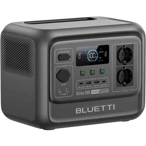 Зарядна станція Bluetti Elite 100 V2 1024Wh 1800W UPS EU Чорний Вінниця