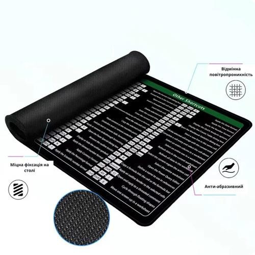 Игровая поверхность, большой коврик для мышки 80x30см, Office Excel Киев - изображение 2
