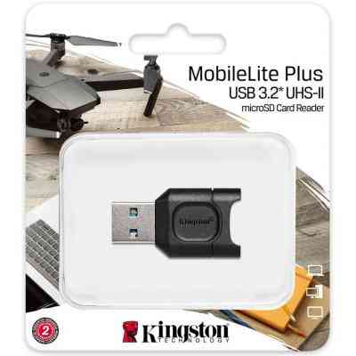 Зчитувач флеш-карт Kingston USB 3.1 microSDHC/SDXC UHS-II MobileLite Plus (MLPM) Вінниця