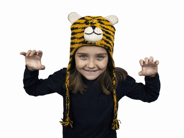 Зимняя шапка для мальчика Тигр Киев - изображение 1