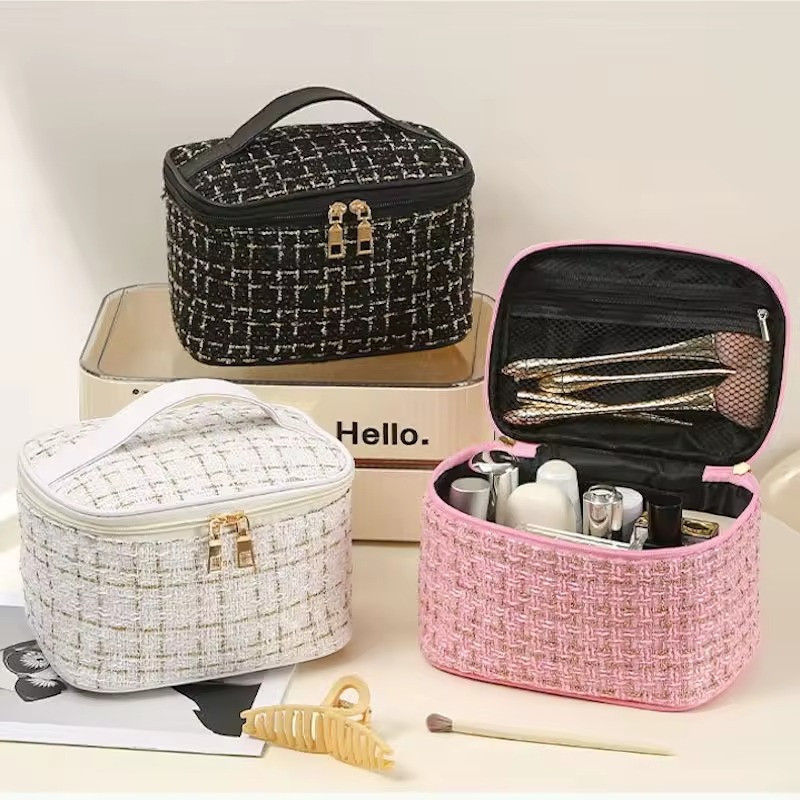 Косметичка женская винтажная, дорожная, розовая Каменец-Подольский - изображение 4