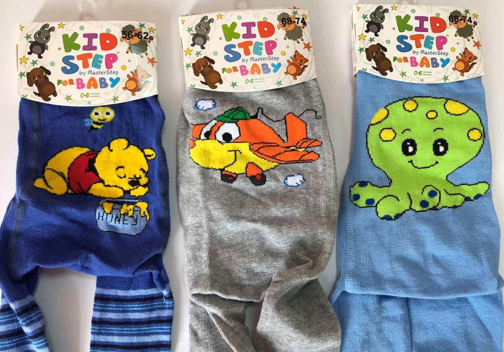 Колготки дитячі бавовняні під памперс арт.908 в асортименті. 80-86 Чернівці - фото 1