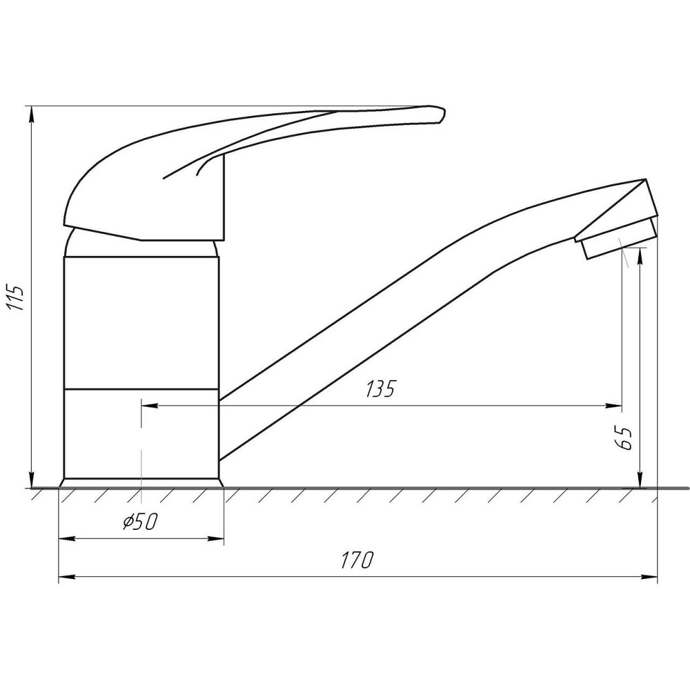 Змішувач для умивальника EcoMix ENERGO E-GEZ-103M (000010142) Київ - фото 5