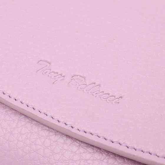 Стильный женский кошелек с монетницей на молнии из натуральной кожи Tony Bellucci 21964 Лиловый Киев