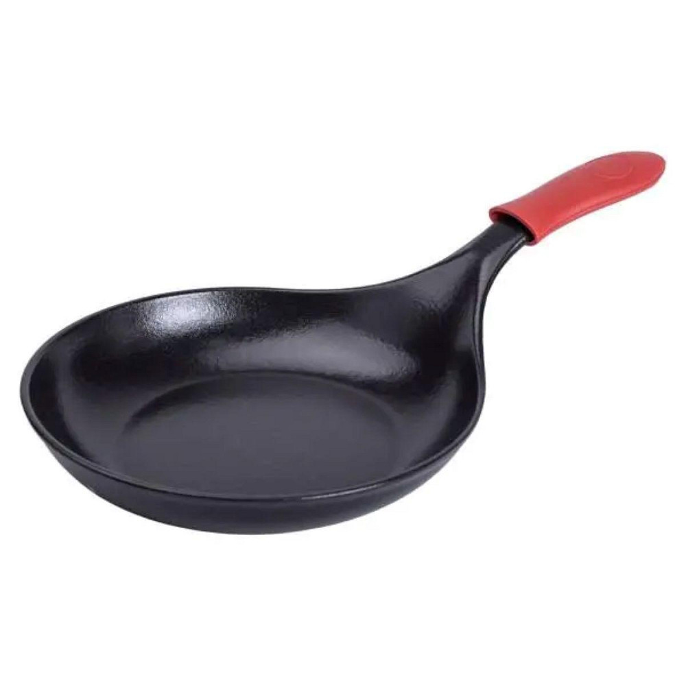 Сковорода чавунна з силіконовою ручкою Ø24,5 см Київ - фото 7