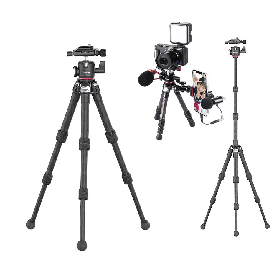 Штатив карбоновий алюмінієва головка Arca 71см Ulanzi MT-20 Київ - фото 1