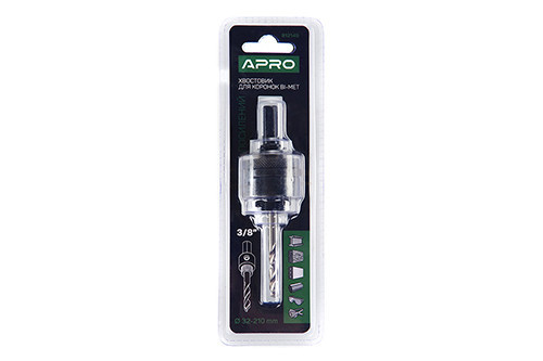 Хвостовик для коронок Bi-Met 3/8" HEX Ø 32-210 мм (посилений) APRO Рівне - фото 1