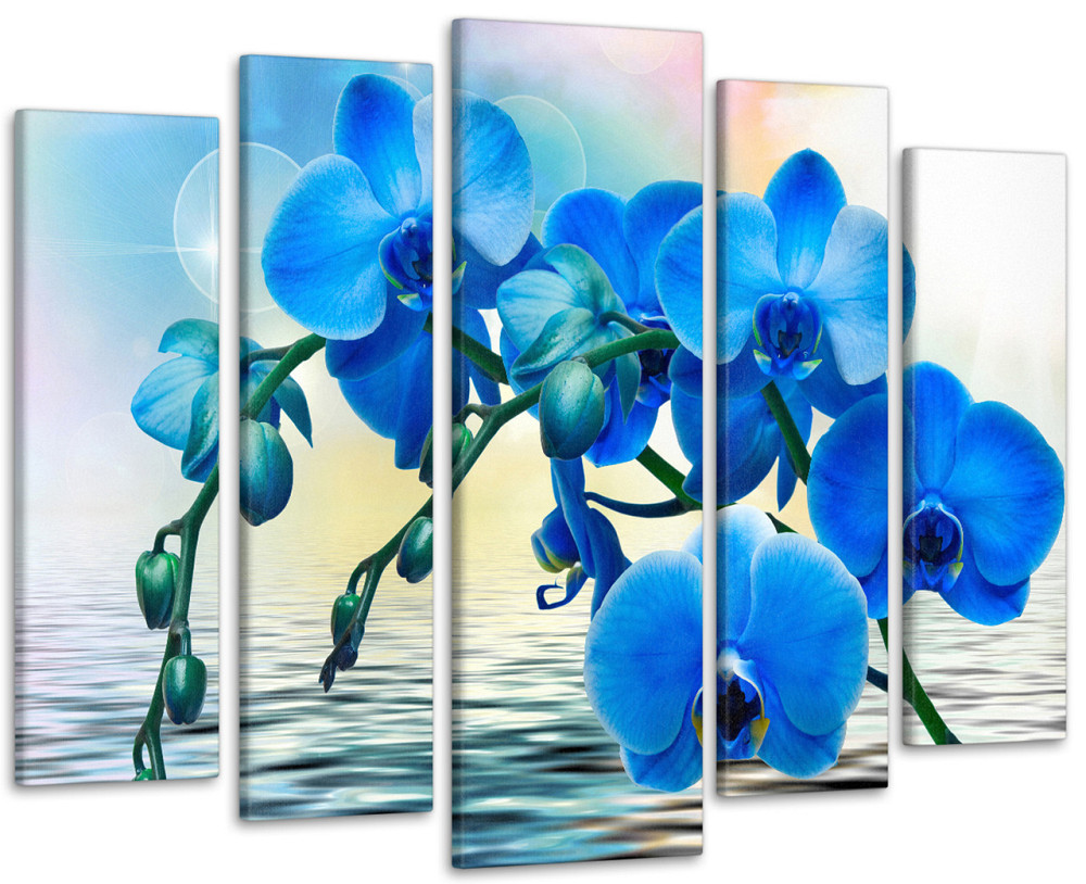 Модульная картина Цветы Орхидея Art-264_5 ( 80х118см ) 105x150 см Киев - изображение 1