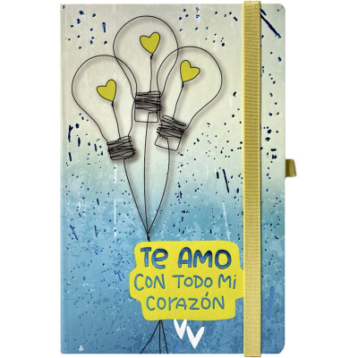 Книга записна Buromax Idea на резинці 136х207 мм 96 аркушів у клітинку Блакитна (BM.255104-14) Вінниця - фото 1