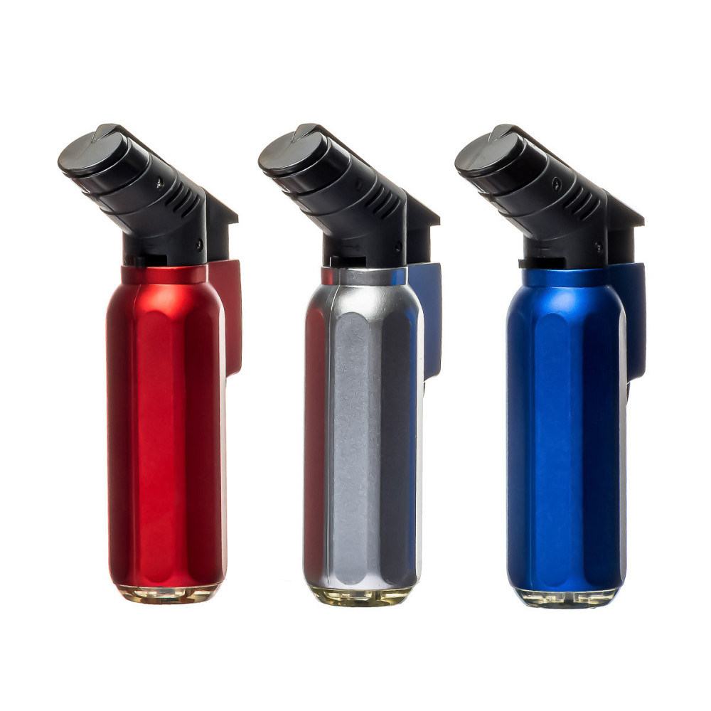 Горелка газовая карманная / Турбо зажигалка / Lighter  (с крышкой) Днепр - изображение 1