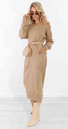 Довга в'язана сукня (48-52) Київ