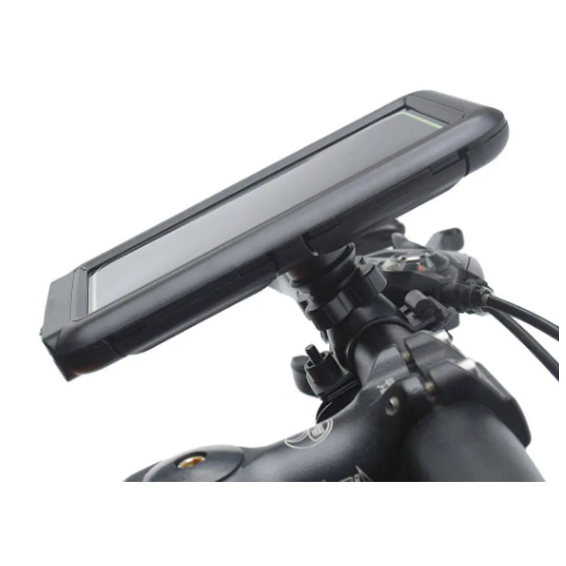 Водонепроницаемый мотоциклетный велосипедный держатель телефона SJJ-014 Feel Fit черный Бровары - изображение 1