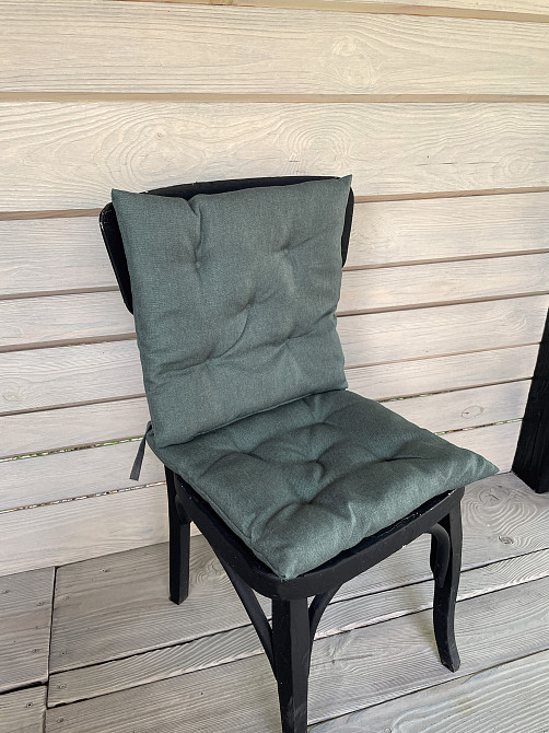 Подушка для стульев (38x38х5 см) Decorator Sawana цвет серо-голубой 84-177 Киев - изображение 4