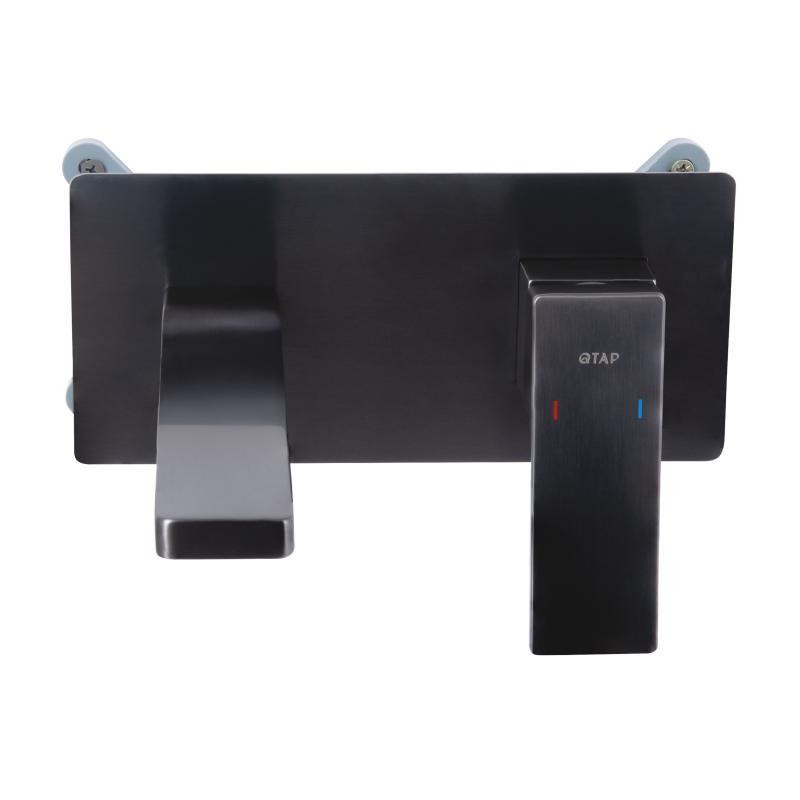 Смеситель для раковины Qtap Gemini скрытого монтажа QTGEM273GMB45695 Gunmetal Black PVD Харьков - изображение 3