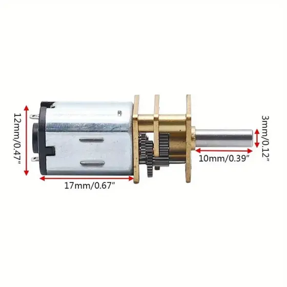 Планетарный мотор-редуктор 12GAN20 для роботов и DIY Киев
